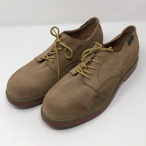Tan men’s suede shoes size 8 1/2 w